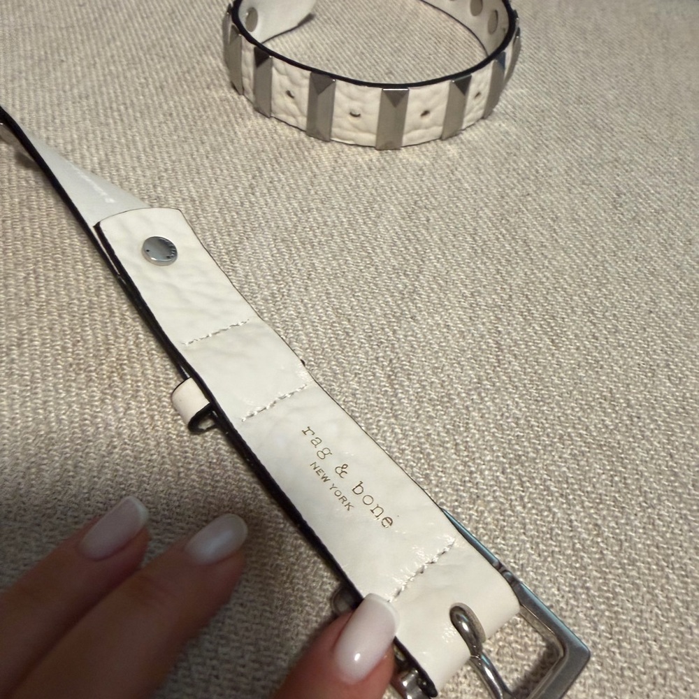 Rag & Bone baby boyfriend studded belt